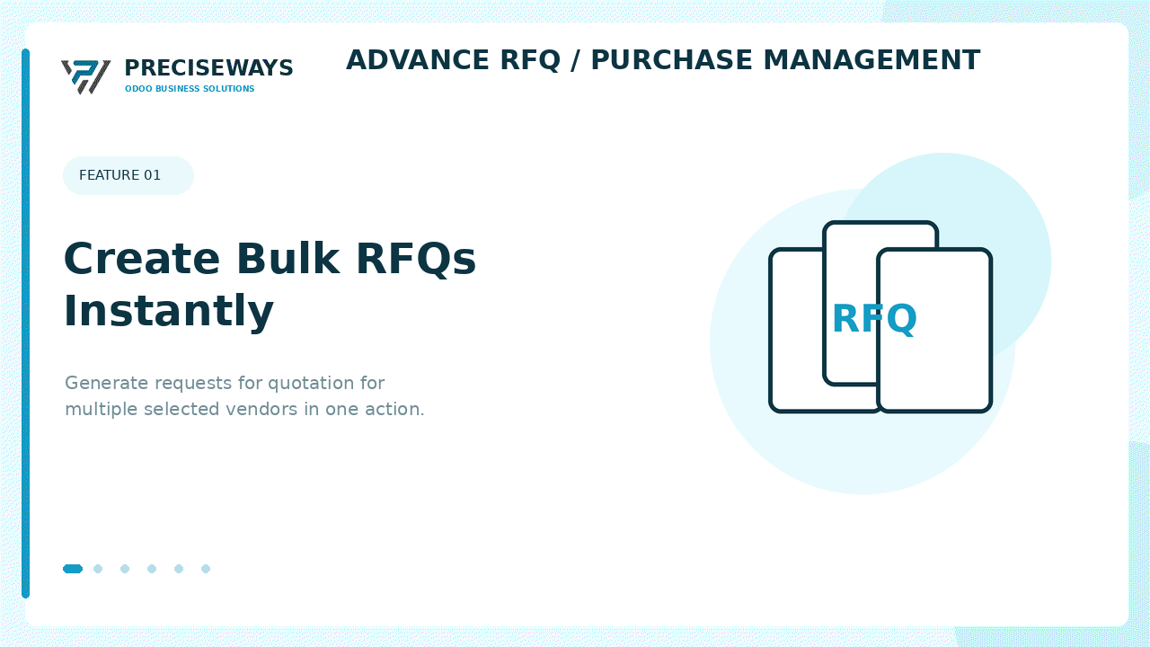 Advance RFQ / Purchase Management