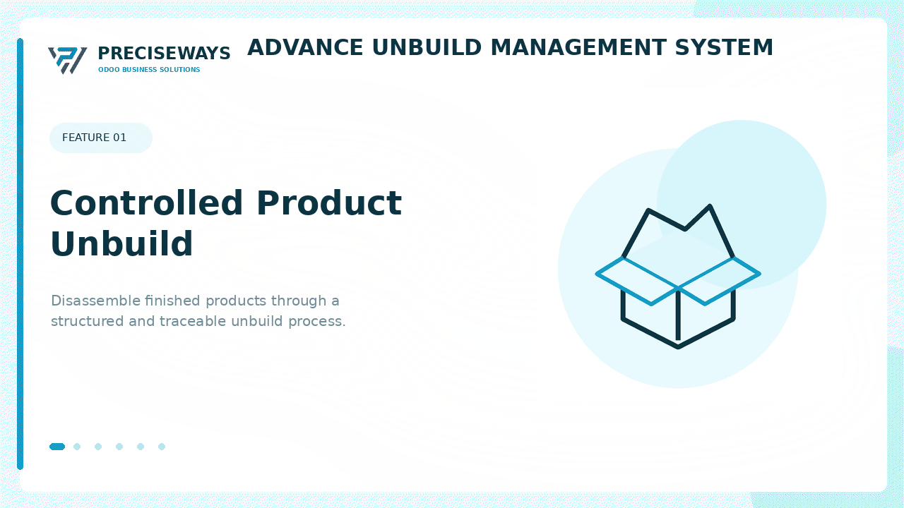 Advance Unbuild management system
