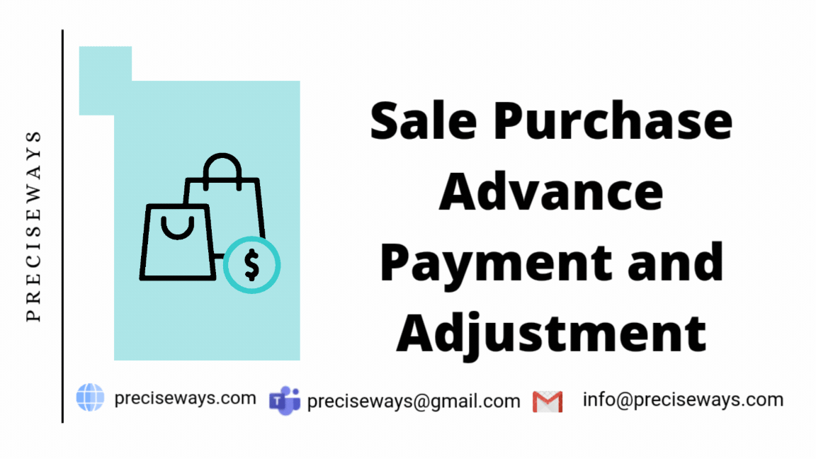 Sale Purchase Advance Payment