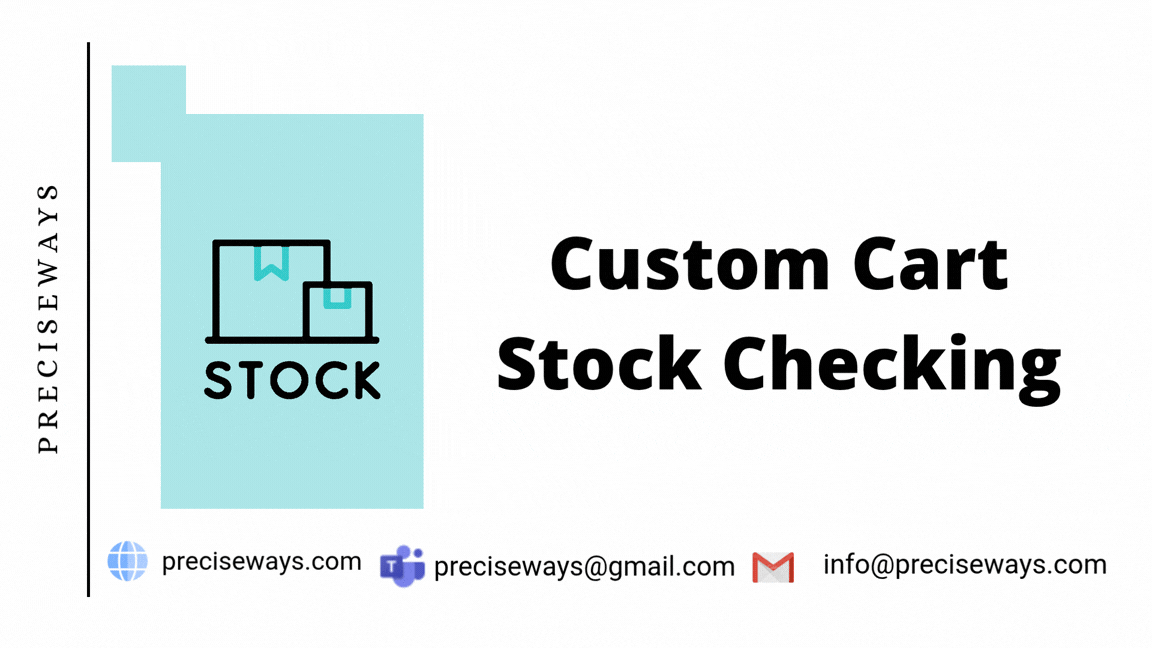 Custom Cart Stock Check