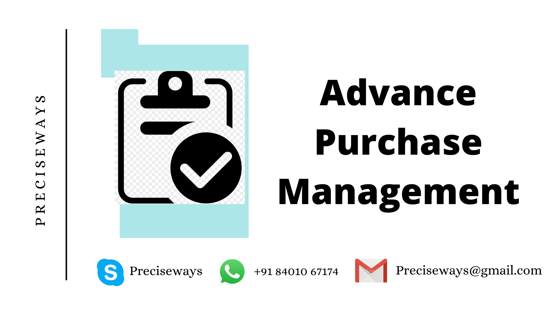 Advance Purchase Management