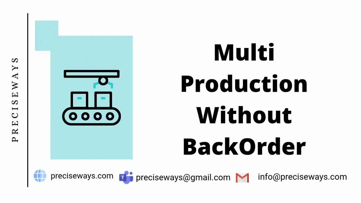 Multi Production Without Backorder