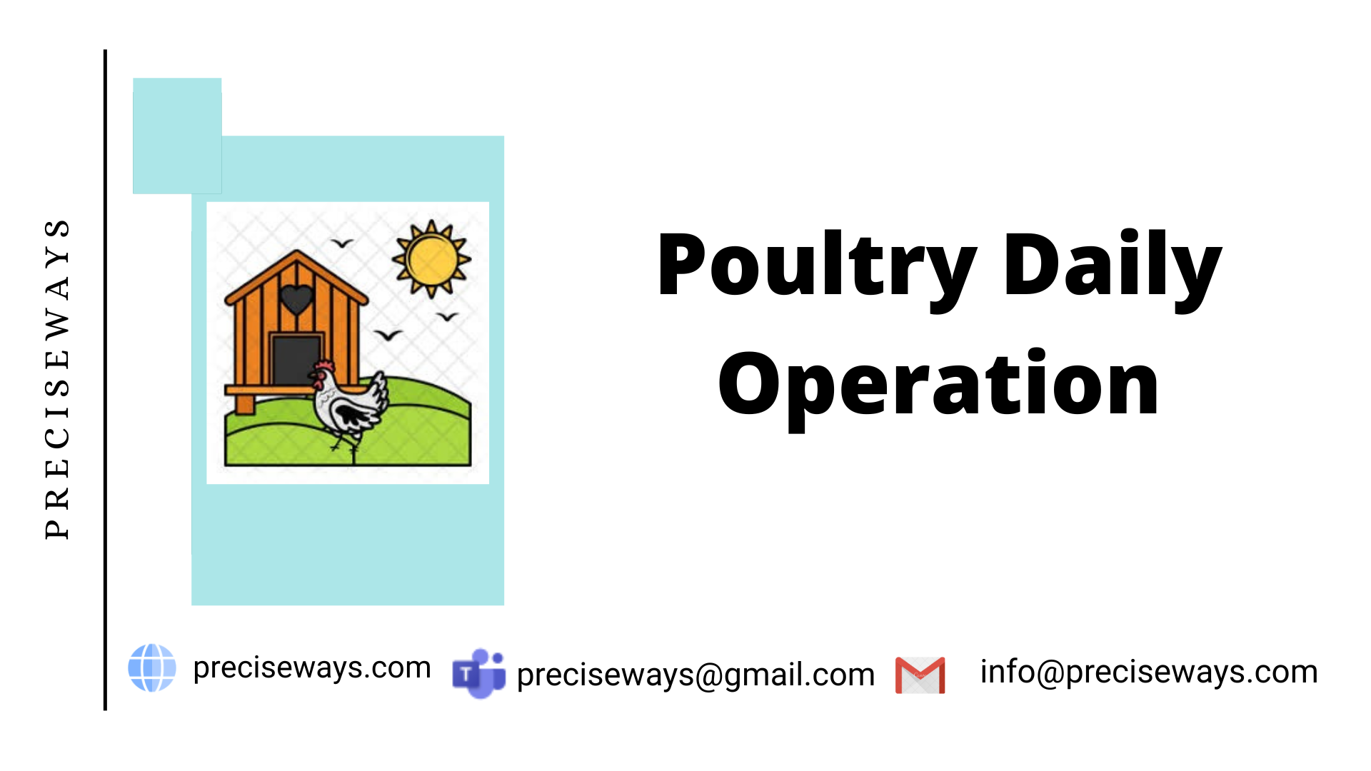 Poultry Basics Operation