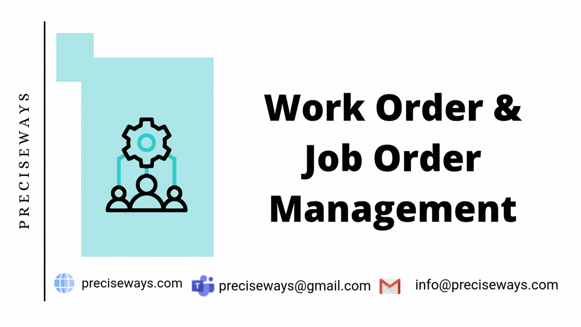 Job Order/Work Order Management