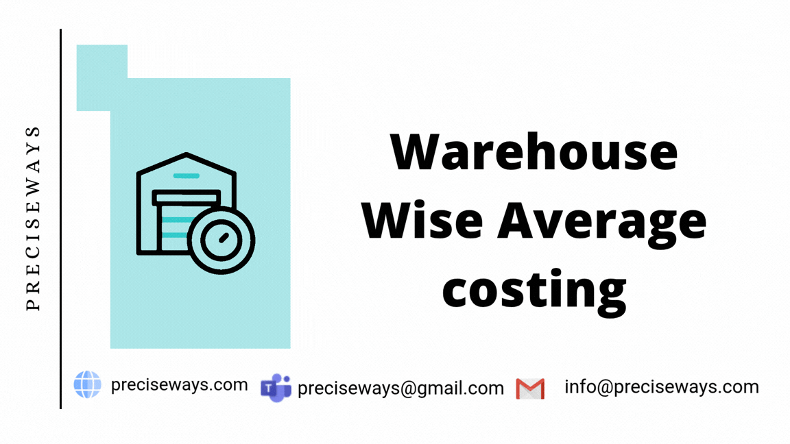 Warehouse Wise Average costing