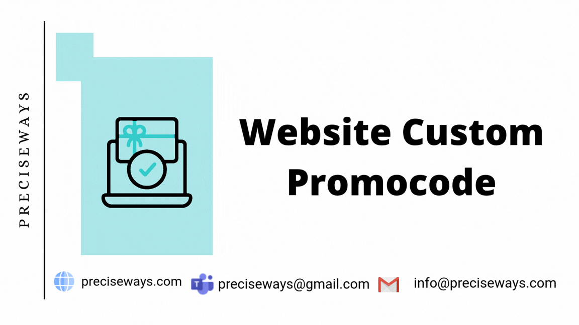 Website Custom Promocode